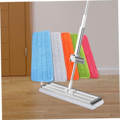 4Pcs Flat Mop Pads for Wet Dry Floor Cleaning