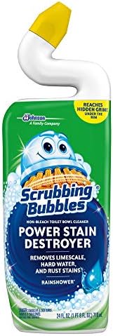 Scrubbing Bubbles Toilet Bowl Cleaning Gel 24oz Rainshower Scent