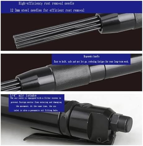 KGKGK Pneumatic Rust Remover 4000RPM 12 Pin Tool