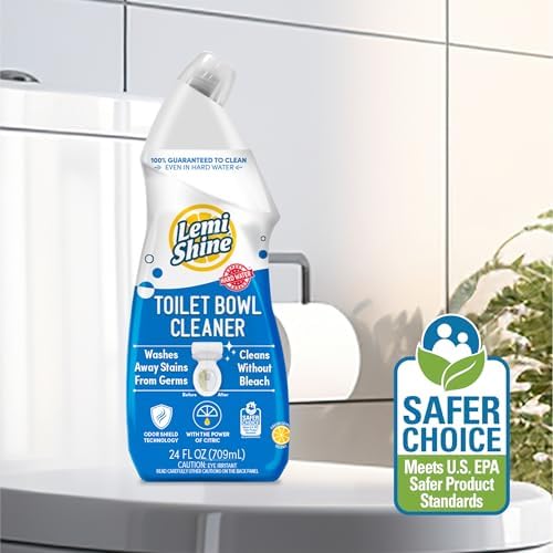 Lemi Shine Toilet Bowl Cleaner 24 oz 3 Pack Bleach-Free