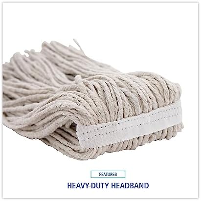 Boardwalk Premium Cut-End Wet Mop Heads 12CT