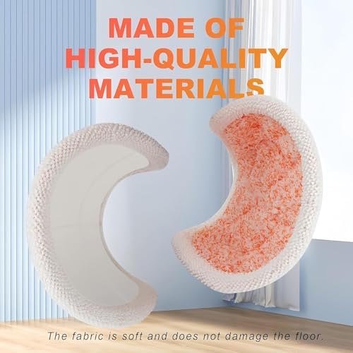 SavStor Replacement Mop Pads for Bissell Spin Wave 16-Pack Orange