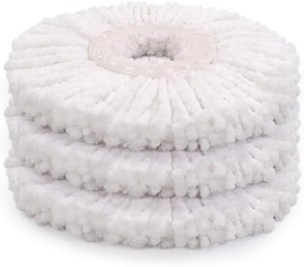 LANGRUI 3 Pack Spin Mop Head Replacement for MrClean