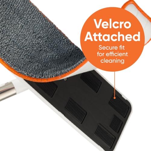 Superio Microfiber Mopping Pad - 8 x 45 Streak-Free