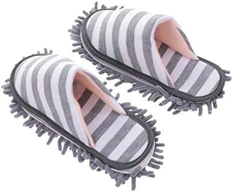 Minkissy Chenille Floor Clean Slippers Washable