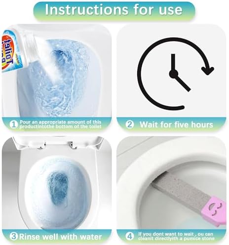 Adupaper Pumice Stones for Toilet Bathroom Cleaning