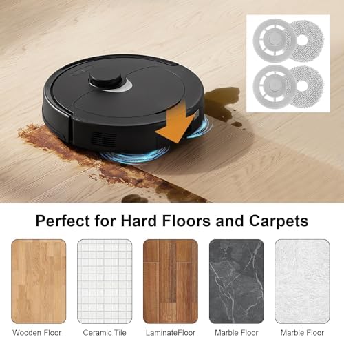 Fixbetter Replacement Mop Pads for Roborock Qrevo