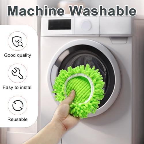 DLAIMI 6 Pack Spin Mop Replacement Heads