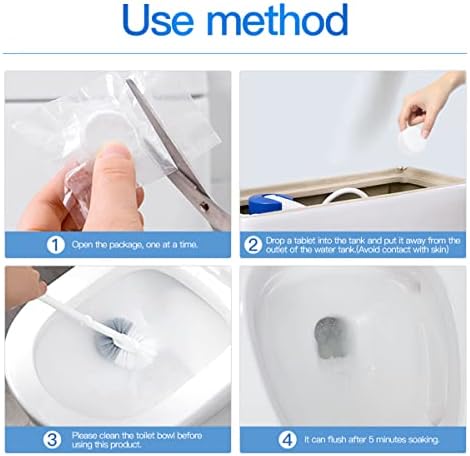 KIISIISO Toilet Bowl Cleaner Tablets 12 Pack 1
