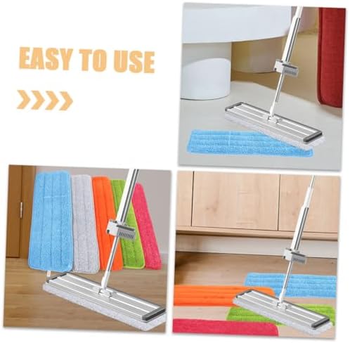 4Pcs Flat Mop Pads for Wet Dry Floor Cleaning