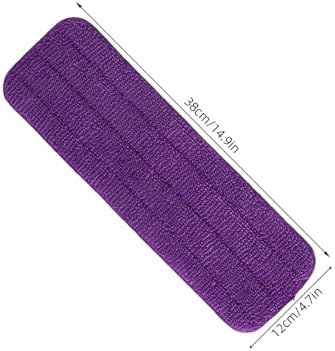 Minkissy 2Pcs Reusable Microfiber Mop Pads - High Absorbent Floor Cleaning Refills