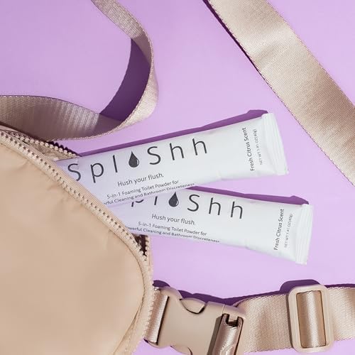 SplaShh 5 in 1 Toilet Cleaner 30 Powder Packets Eco-Friendly