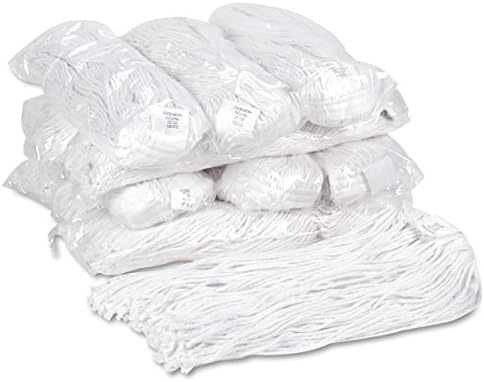 Unisan Premium Cut-End Wet Mop Heads White 12 Pack