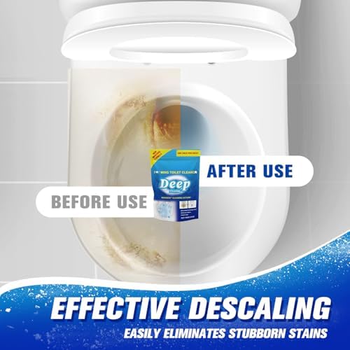 Iaolose 2PCS Toilet Cleaner with Deep Cleaning Powder