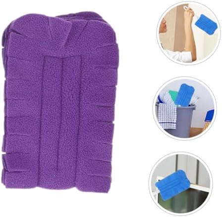 6pcs Yellow Duster Refills Washable Reusable Electrostatic Cleaning Pads