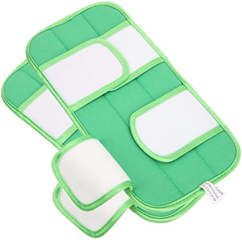 2Pcs Reusable Mop Pads for Swiffer Washable Mop
