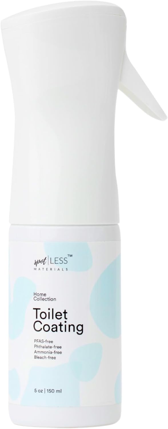spotLESS MATERIALS Toilet Coating Spray - Easy Clean Stain Resistant Anti Residue
