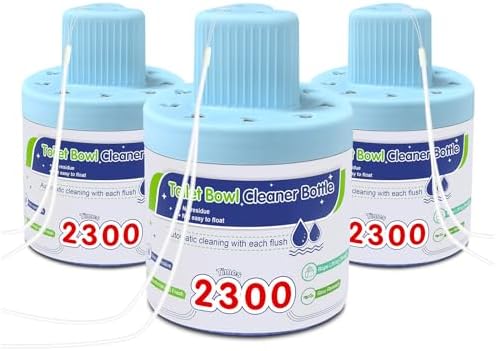 Msvvko Toilet Bowl Cleaner Tablets Blue Dissolving Solution Septic Safe 3 Packs