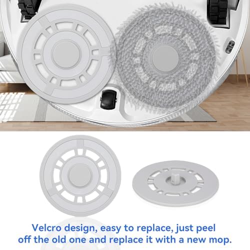 Sgizoku Mop Pad Plate Holder for Dreame Xiaomi Robot Vacuums