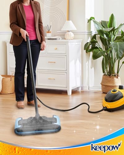KEEPOW Reusable Microfiber Mop Pads 2 Pack