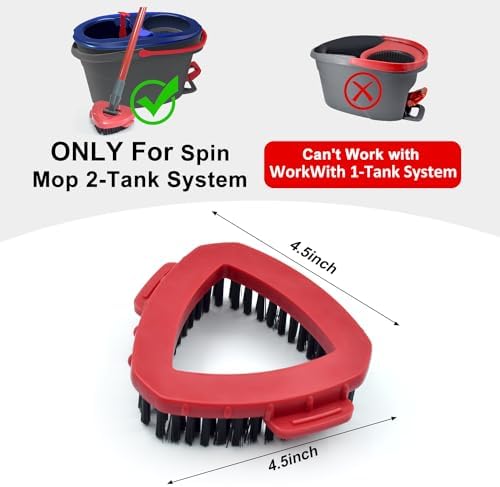 GFRED 2-Tank Mop Base Scrub Brush Replacement