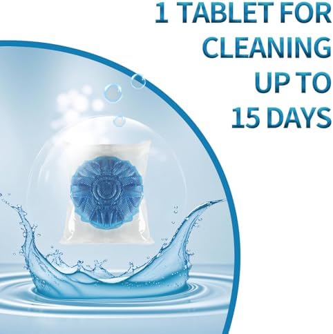 Senmenda 50 Pack Blue Toilet Bowl Cleaner Tablets