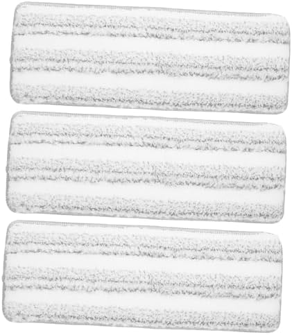 3Pcs Striped Self-Adhesive Mop Pads for Flat Mops