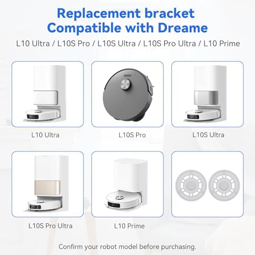 Sgizoku Mop Pad Plate Holder for Dreame Xiaomi Robot Vacuums