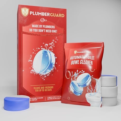 PlumberGuard Toilet Tablets 4 Pack - Chlorine Free