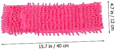 2Pcs Red Mop Cloth Replacement for Home Cleaning
