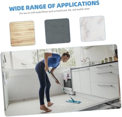 2pcs Microfiber Mop Pads for Wet Dry Cleaning 1