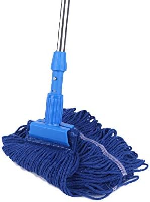 QIPENG Cotton Yarn Mop Head Heavy Duty 24 oz Blue