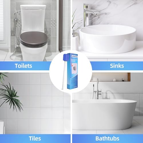 Pumice Stone Toilet Cleaner with 2 Handles and 10 Stones