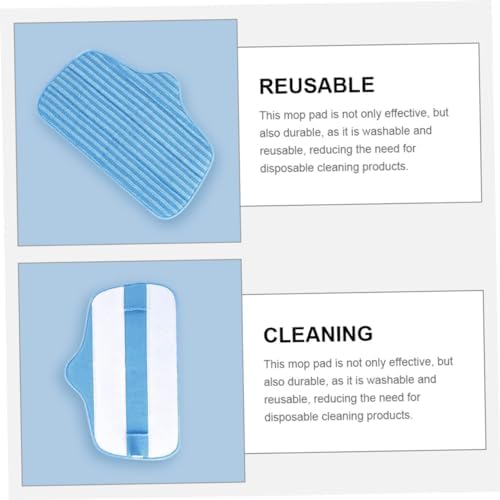 PACKOVE 2pcs Fiber Mop Replacement Pads