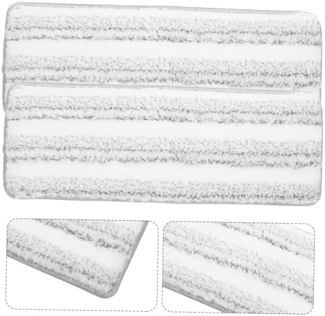 3Pcs Striped Self-Adhesive Mop Pads for Flat Mops
