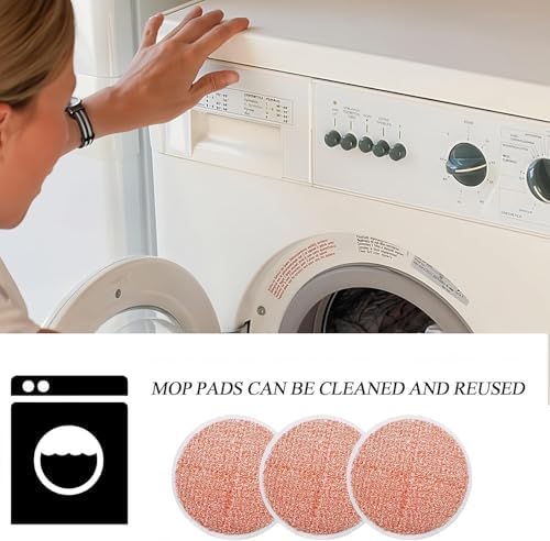 SavStor Replacement Mop Pads for Bissell Spin Wave 16-Pack Orange