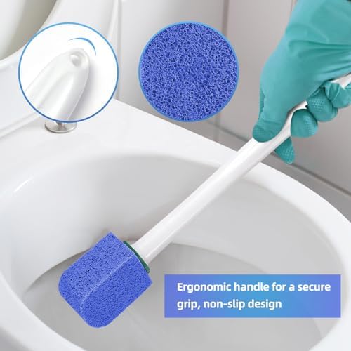 Pumice Stone Toilet Cleaner with 2 Handles and 10 Stones
