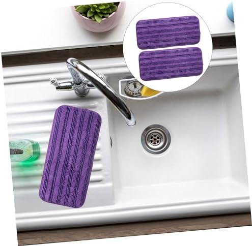 CALLARON 2pcs Microfiber Mop Pads Replacement for Hard Floors