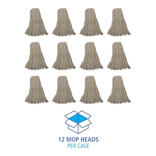 Boardwalk Mop Head Replacement 32oz Cotton White 12Carton