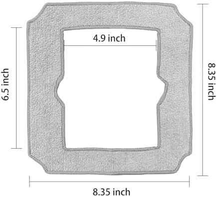 JZSTARINGE Mopping Pads for ECOVACS Winbot Mini 9 Pcs Reusable Cleaning Replacement
