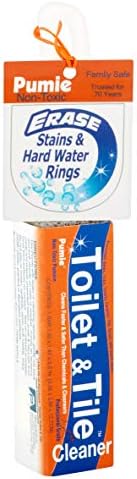 PUMIE Toilet Bowl Ring Cleaner with Pumice Stone Handle 2 Pack