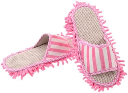 1 Pair Minkissy Mop Slippers for Women