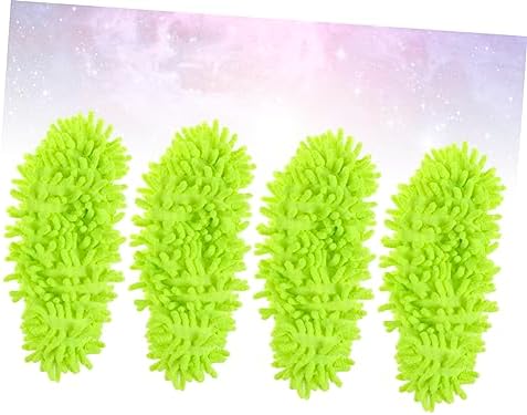 CALLARON Mop Caps Chenille Dust Mop Slippers 4 Pcs
