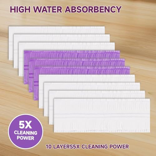 20 Pack Disposable Power Mop Pads for Swiffer Multi-Surface Replacement