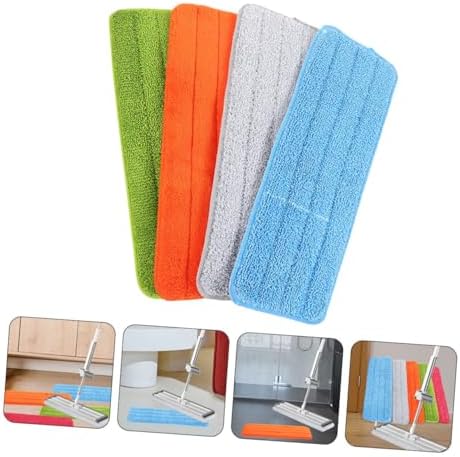 4Pcs Flat Mop Replacement Pads for Hardwood Floors 1