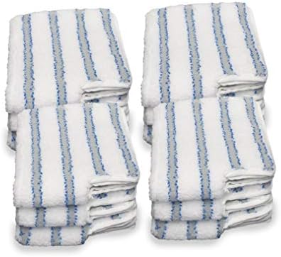 LTWHOME Dual-Sided Microfiber Scrub Mop Pads - Pack of 12