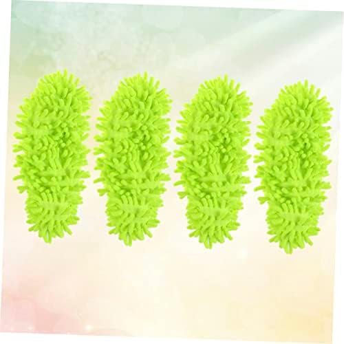 CALLARON Mop Caps Chenille Dust Mop Slippers 4 Pcs