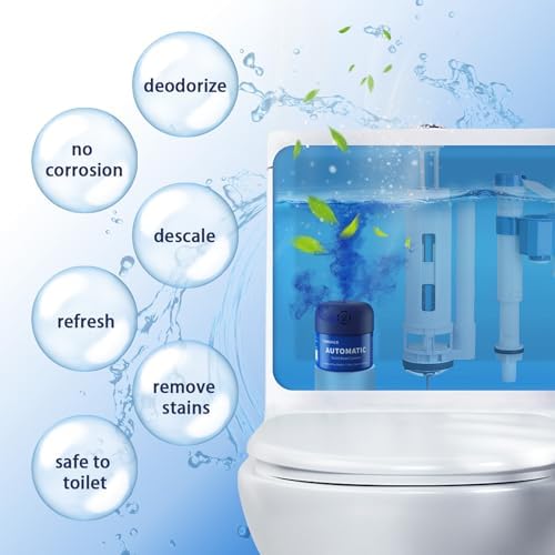 TIMOHCR Toilet Bowl Cleaner Tablets with Lemon Scent