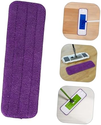 Minkissy 2Pcs Reusable Microfiber Mop Pads - High Absorbent Floor Cleaning Refills