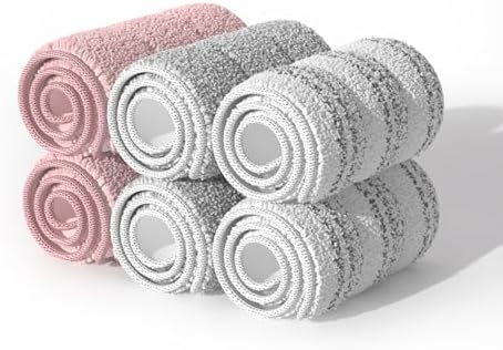 JOYMOOP Microfiber Mop Pads Replacement 6 Pack